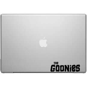 Goonies Truffle Shuffle Logo - Black Vinyl Decal for 13" Laptop