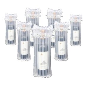 21 Packs Wine Travel Inflatable Bag Airplane,Wine Bottle Travel Protector Bags,Wine Shipping/Packing/Transport Bubble Cushion Wrap Pouches with Reusable Pump
