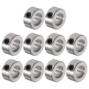 uxcell 10pcs Set Screw Collars 6.05mm Bore Shaft Collars, 11mm OD, 5mm Width, Landing Gear Stopper Wheel Collar