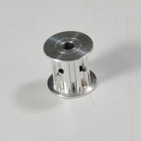 T5 Timing Pulley 10 Teeth 5mm Bore for 15mm Wide T5 Timing Belt No Hub Aluminum Alloy T5 Synchronous Pulley Pack of 2