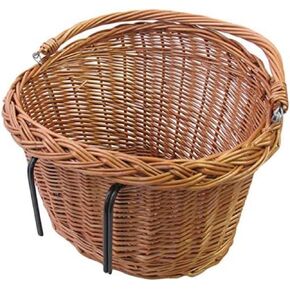 Bell Basil Detroit Wicker Oval Bicycle Basket, Natural