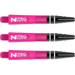 RED DRAGON Nitrotech Short Stems - Pink - 3 sets per pack (9 Stems in total)