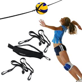 1 Set 21cm Diameter Flexible Wear-Resistant Volleyball Training Equipment Aid for Beginners Practicing Serving/Great Volleyball Spike Training System, Nylon Volleyball Spike Training System