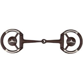 Western Horse Snaffle Stainless Low Leverage Steel Copper Roller Jointed Mouth Snaffle Bit