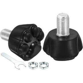 PATIKIL Roller Skate Toe Stops with Bolts, 82A Rubber Brake Stoppers Block Cat Claw for Roller Skate Accessories Replacement