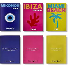 (Set of 3) Decorative Books for Home Decor - Colorful coffe table books, coffee table books hardcover, preppy books, Designer Decorative Books, Blank decor books in Saudi Arabia