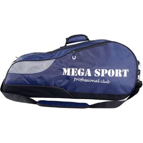 W&G traveler 4 Racquet Tennis Bag with Shoe Compartment, Badminton Equipment Bag, Sports Racket Cover Holder Case with Adjustable Shoulder Strap for Tennis, Badminton, Pickleball, Squash, Cricket