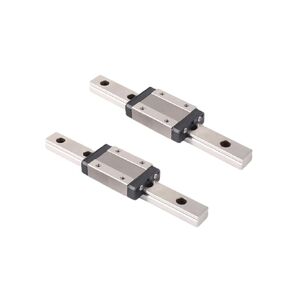 MGN15 Linear Rail 150mm 5.91" 2PCS MGN15 Miniature Linear Motion Slide Rail + 2PCS MGN15H 15mm Linear Sliding Bearing Carriage Block Black for 3D Printer and CNC Machine