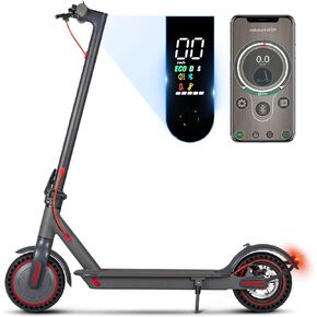Electric Scooter for Adults Teens - 350W Electric Scooters Up to 19Mph & 19-21Miles Range Electric Scooters with App Control,8.5''Tires Foldable Commuting Adults Electric Scooter