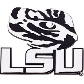 ملصق جامعة ولاية لويزيانا والصبار الصحراوي LSU معدني ثلاثي الأبعاد شعار السيارة ملصق كروم نمور جيو شعارات سيارات الشاحنات المميزة