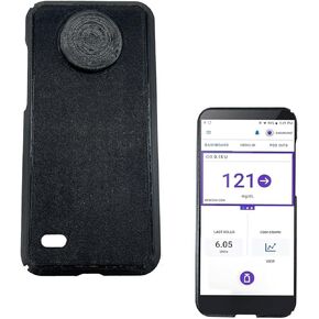 حافظة واقية لجهاز Omnipod 5، حافظة متوافقة مع وحدة تحكم Omnipod 5 PDM، حافظة مزودة بفتحة متوافقة مع AirTag (أسود) in Kuwait