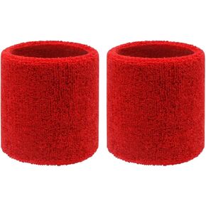 Sweatbands Sports Wristbands for Kids and Women - 3 inch Elastic Athletic Wrist Bands for Tennis, Basketball, Running, Working Out