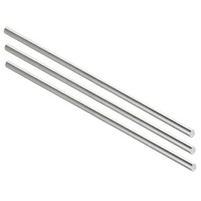 Eowpower 3 Pieces 1/2" Aluminum Round Rod 6061 T6511 Solid Extruded Rods 12 Inch Long .5" Diameter