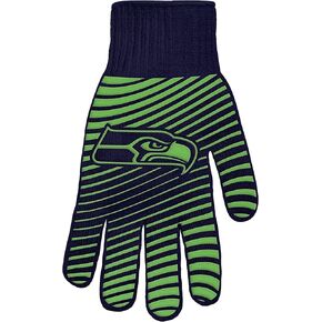 Sports Vault NFL Seattle Seahawks Glovebbq Glove, Team Colors, One Size