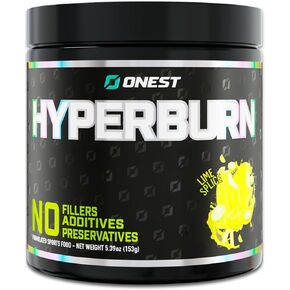 ONEST Hyperburn Fat Burner Powder – 153g (30 Servings) Appetite Suppressant Weight Loss Supplement, Metabolism Booster & Sports Nutrition Protein Powder for Men and Women