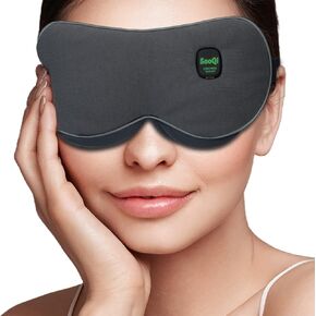 Cordless Heated Eye Mask with 3 Adjustable Temperatures, USB-C Rechargeable, Soothing Warm Compress for Dry Eyes, Eye Strain Relief and Pre-Sleep Relaxation