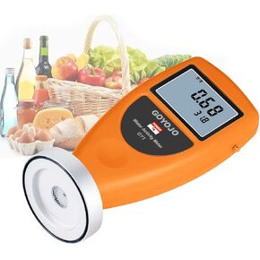 Water Activity Meter Smart Food Water Activity Tester for Jerky Dried Fruit Grain Vegetable Aw Moisture Mete Tools Adopt Non conductive Humidity Sensor, 0-1.0AW ±0.02AW Water Activity Analyzer Monitor