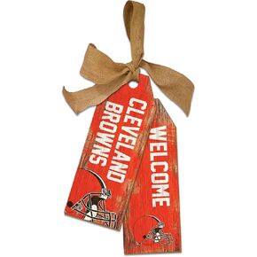 NFL Cleveland Browns Unisex Cleveland Browns Team Tags, Team Color, 12 inch