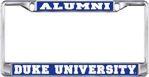Duke Blue Devils Plate_Frame (DOMED DUKE METAL PLATE FRAME (15124)) in Saudi Arabia