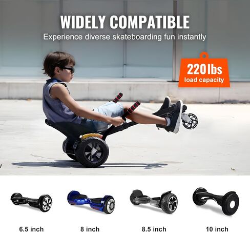 ملحق مقعد VEVOR Hoverboard، ملحق Hover Board Go Karts، للأطفال والبالغين in Saudi Arabia