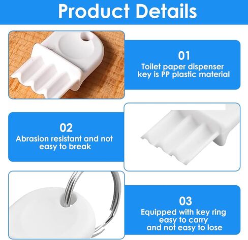 Paper Towel Dispenser Key,5Pcs Key for Paper Towel Dispenser Convenient Automatic Paper Towel Dispenser Touchless for Georgia Pacific 50504 and Other Commercial Toilet Paper Holders in Saudi Arabia