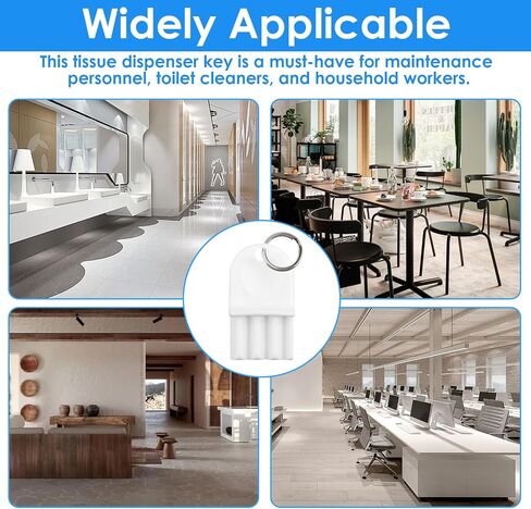 Paper Towel Dispenser Key,5Pcs Key for Paper Towel Dispenser Convenient Automatic Paper Towel Dispenser Touchless for Georgia Pacific 50504 and Other Commercial Toilet Paper Holders in Saudi Arabia