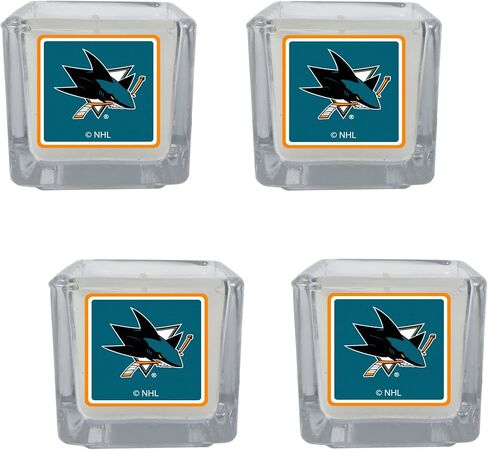 Siskiyou Sports NHL San Jose Sharks Scented Candles, 4 pk One Size, Team Colors in Saudi Arabia