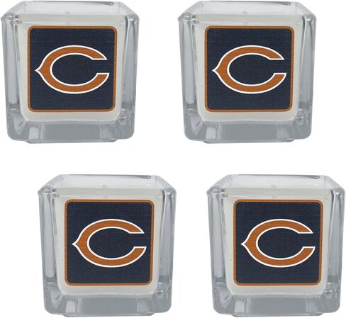شموع معطرة من Siskiyou Sports NFL Chicago Bears، 4 قطع مقاس واحد، ألوان الفريق in Saudi Arabia