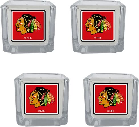 Siskiyou Sports NHL Chicago Blackhawks Scented Candles, 4 pk One Size, Team Colors in Saudi Arabia