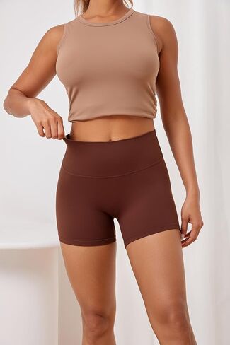 Bliss Yoga Shorts for Women, High Waisted Women's Seamless Biker Shorts for Yoga Pilates Workout in Saudi Arabia