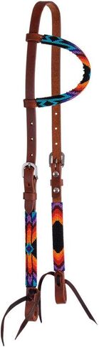 CIRCLE Y Infinity Wrap Beaded One Ear Headstall - Horse Size in Saudi Arabia
