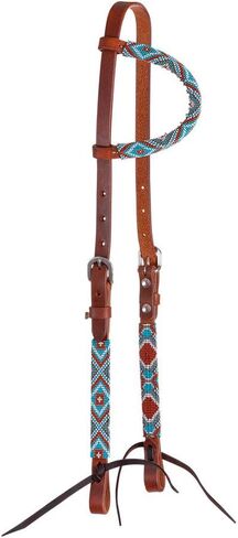 CIRCLE Y Infinity Wrap Beaded One Ear Headstall - Horse Size in Saudi Arabia