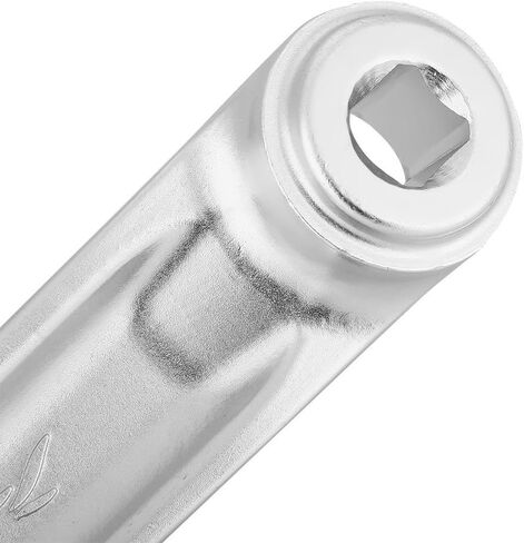 Bike Crank Arm, Bike Crank Shaft Replacement Mountain Bike Aluminum Alloy Left Hand Crank Arm Horizontal Taper (Silver- Hole) Bike Crank Arm Crank Parts For in Saudi Arabia