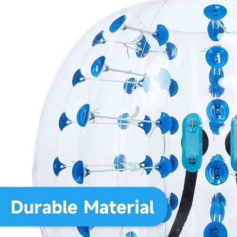 Bousehausfun 2 قطعة كرات ممتصة للنفخ، كرة هامستر بشرية بطول 5 أقدام، كرة زورب للبالغين أو الأطفال، كرات فقاعية للألعاب الخارجية in Kuwait