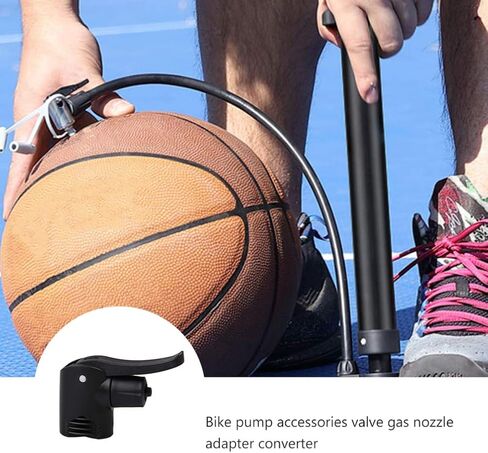 BESPORTBLE 3PCS Replacement Double Pump Head Air Pump Double Pump Head Nozzle Inflator Adapter Valve for Bike Camping (Black) in Saudi Arabia