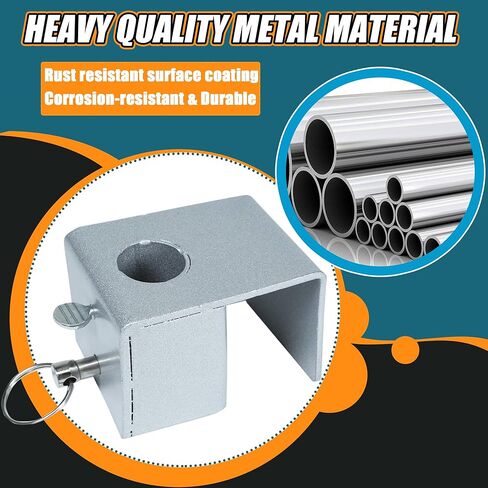 حامل عمود علم القارب العائم لعمود العلم 3/4 بوصة وقضبان مربعة 1 1/4 بوصة فقط، حامل قضيب مربع للقارب العائم شديد التحمل، ملحقات القوارب العائمة in Kuwait