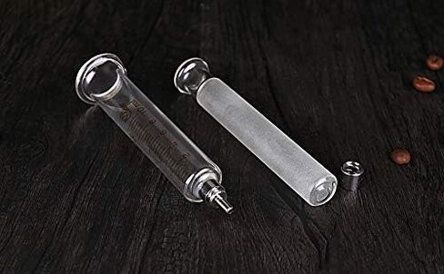 2Pack 10ml/cc Glass Syringes With Metal Head and Caps for Industry or Labtoratory in Saudi Arabia