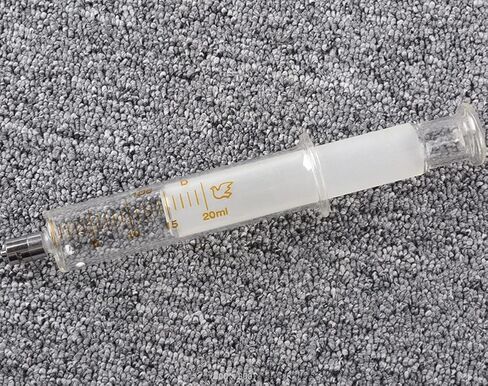 2Pack 10ml/cc Glass Syringes With Metal Head and Caps for Industry or Labtoratory in Saudi Arabia