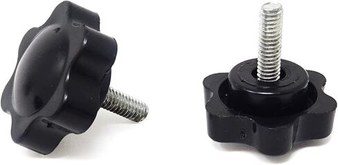 Honbay 8 قطعة لقط المسمار المقبض البرقوق عرافة على شكل قبضة ستار المقبض ، 25 مللي متر ضياء M4x12mm ذكر الموضوع in Kuwait