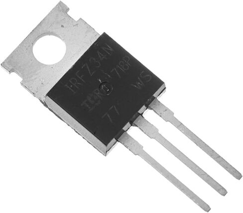 10pcs IRFZ34N IRFZ34 34 N-Channel Power MOSFET Transistor 29 A/55 V,3-Pin TO-220AB in Saudi Arabia