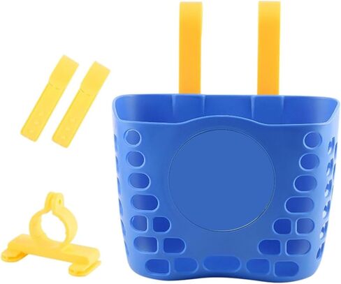 سلة دراجة للأطفال، سلة دراجة أمامية للأطفال، سلة دراجة أمامية للأولاد والبنات والأطفال، سلة دراجة ثلاثية العجلات بمقود أمامي بلاستيكي قابل للتعديل، سلة دراجة ثلاثية العجلات بلاستيكية محمولة للأولاد والبنات in Kuwait