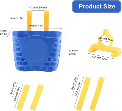 سلة دراجة للأطفال، سلة دراجة أمامية للأطفال، سلة دراجة أمامية للأولاد والبنات والأطفال، سلة دراجة ثلاثية العجلات بمقود أمامي بلاستيكي قابل للتعديل، سلة دراجة ثلاثية العجلات بلاستيكية محمولة للأولاد والبنات in Kuwait