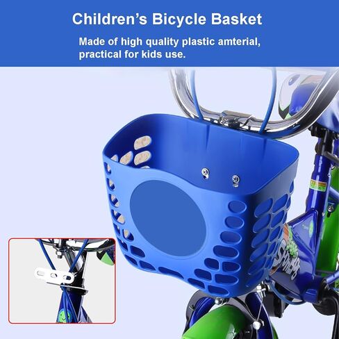 سلة دراجة للأطفال، سلة دراجة أمامية للأطفال، سلة دراجة أمامية للأولاد والبنات والأطفال، سلة دراجة ثلاثية العجلات بمقود أمامي بلاستيكي قابل للتعديل، سلة دراجة ثلاثية العجلات بلاستيكية محمولة للأولاد والبنات in Kuwait