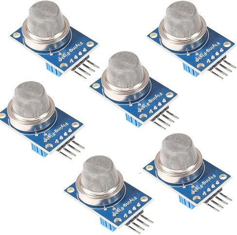 6PCS MQ135 MQ-135 Air Quality Sensor Hazardous Gas Detection Module for Arduino Raspberry Pi ESP8266 MQ2 5V DC in Kuwait