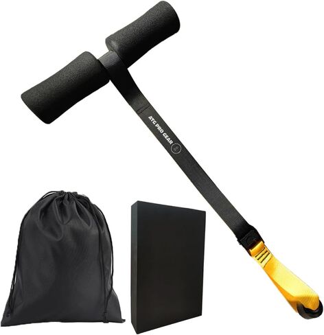 Nordic Curl Atg Pro Gear حزام قابل للتعديل مع وسادة ركبة سميكة - حزام تجعيد أوتار الركبة الشمالية، Nordstick، مطور لحم الخنزير الغلوت، آلة تجعيد أوتار الركبة، القرفصاء الإسباني، عصا الشمال، حزام تجعيد الشمال in Saudi Arabia