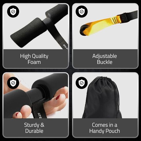 Nordic Curl Atg Pro Gear حزام قابل للتعديل مع وسادة ركبة سميكة - حزام تجعيد أوتار الركبة الشمالية، Nordstick، مطور لحم الخنزير الغلوت، آلة تجعيد أوتار الركبة، القرفصاء الإسباني، عصا الشمال، حزام تجعيد الشمال in Saudi Arabia