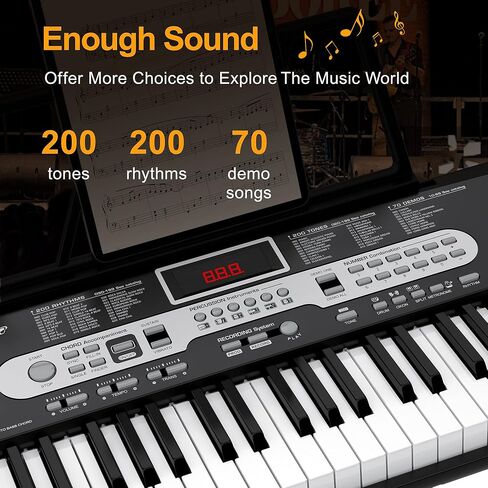 61-Key Portable Keyboard (BST8602) in Saudi Arabia