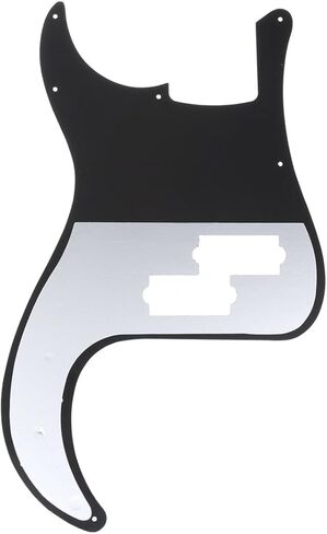 Musiclily Pro 13 فتحة P Bass Pickguard لـ JPN Fender Japan 4-String Bass Precision Bass، 4Ply Black Pearl in Saudi Arabia