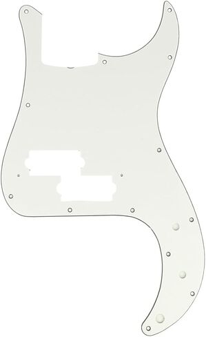 Musiclily Pro 13 فتحة P Bass Pickguard لـ JPN Fender Japan 4-String Bass Precision Bass، 4Ply Black Pearl in Saudi Arabia