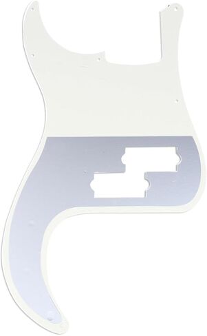 Musiclily Pro 13 فتحة P Bass Pickguard لـ JPN Fender Japan 4-String Bass Precision Bass، 4Ply Black Pearl in Saudi Arabia